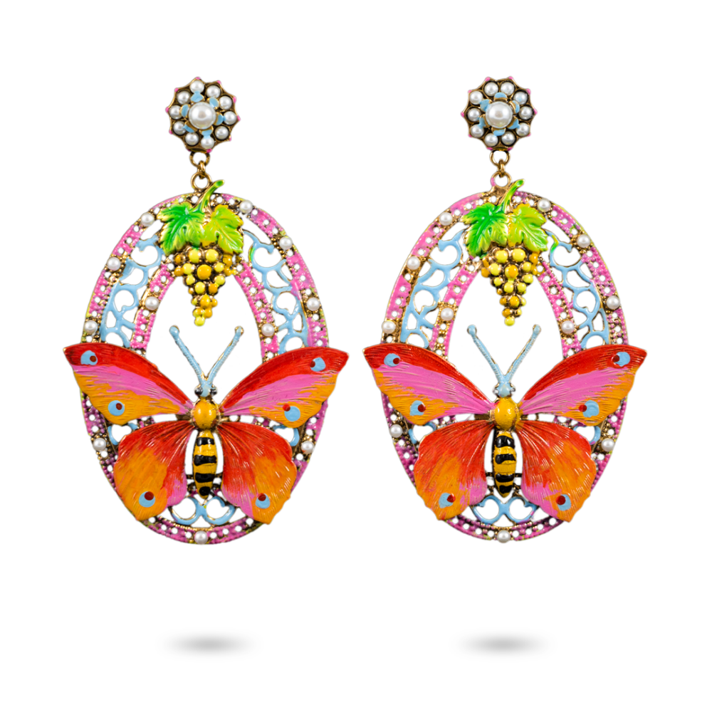 Boucles d'oreilles Papillon