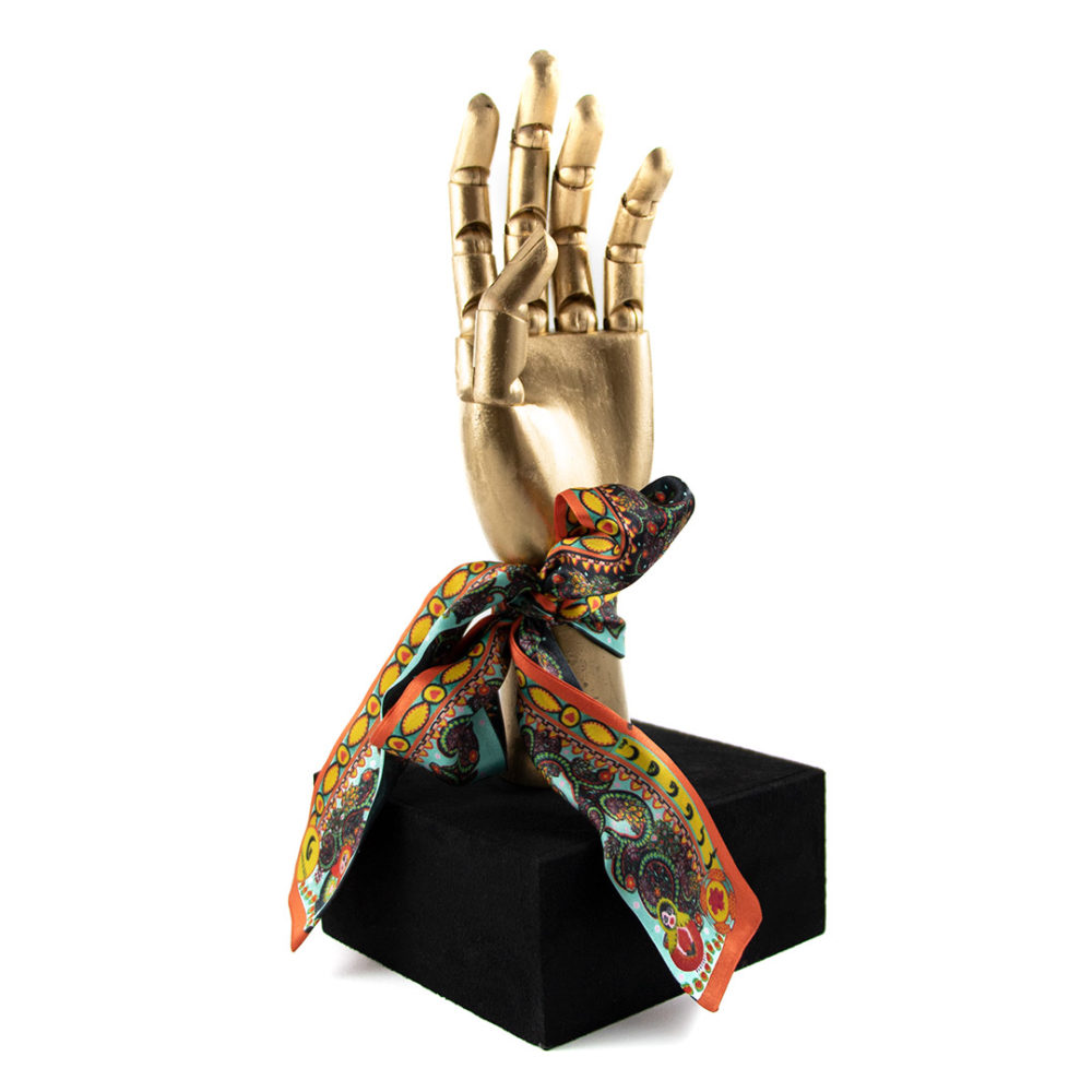 Mini Foulard Russie | Satin de Soie – Image 3