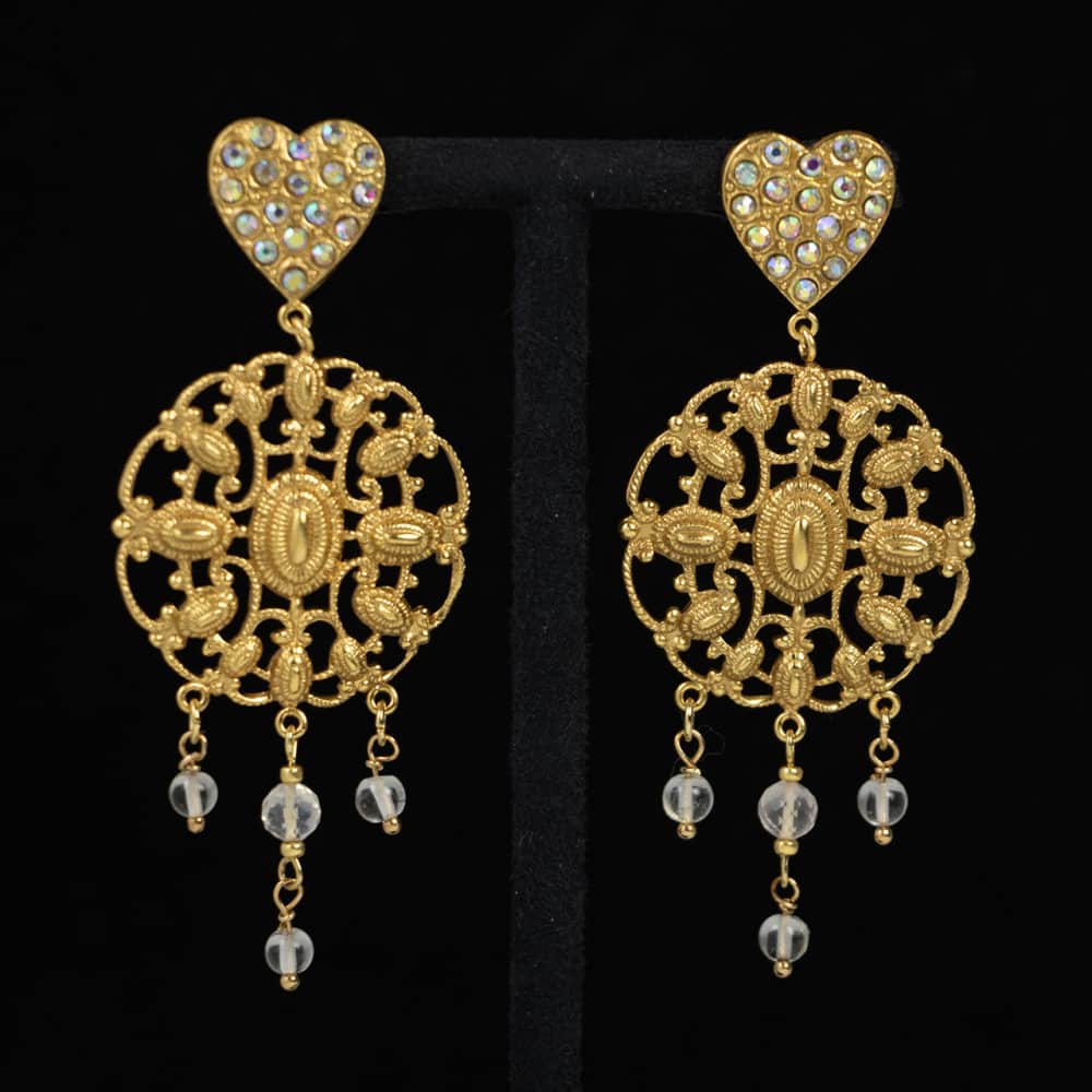 Boucles d'oreilles Rosace