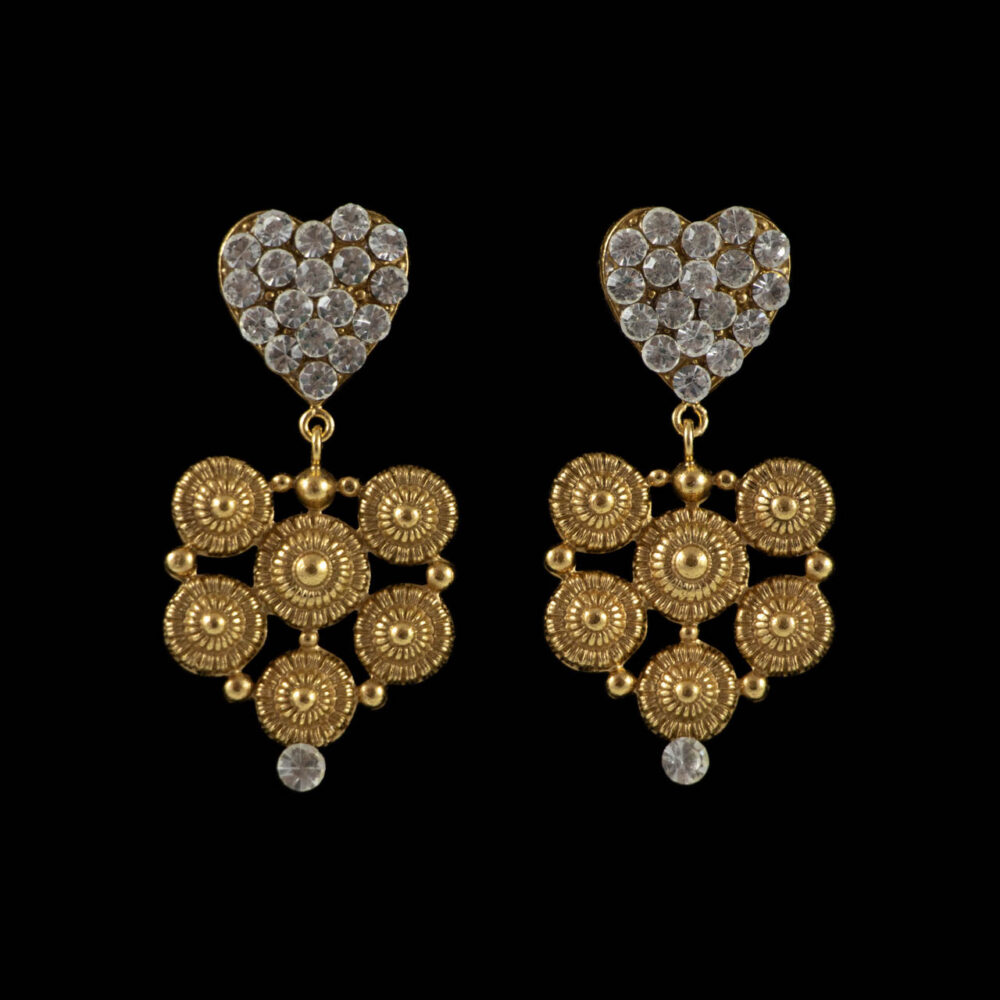 Boucles d'oreilles Lampions Cristaux Swarovski