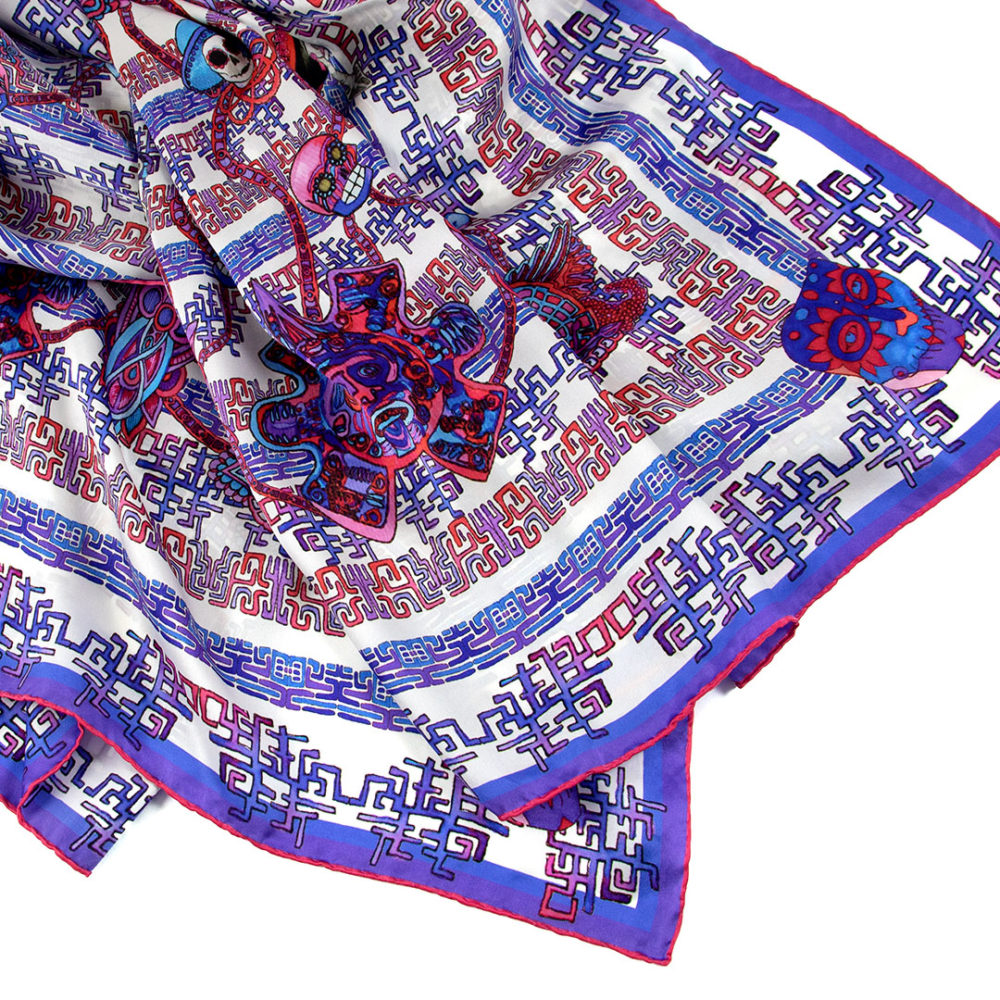 Mexico scarf | Silk satin