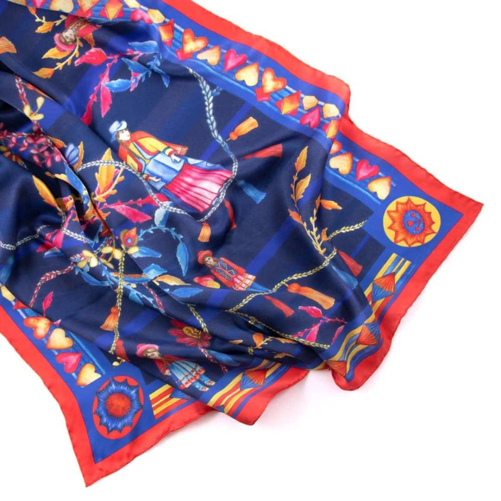 Bolivia scarf | Silk satin