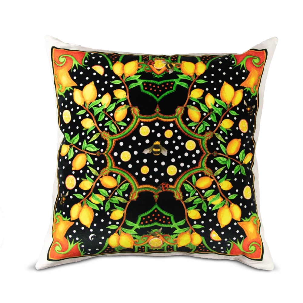 Coussin Citrons Rose - Image 2