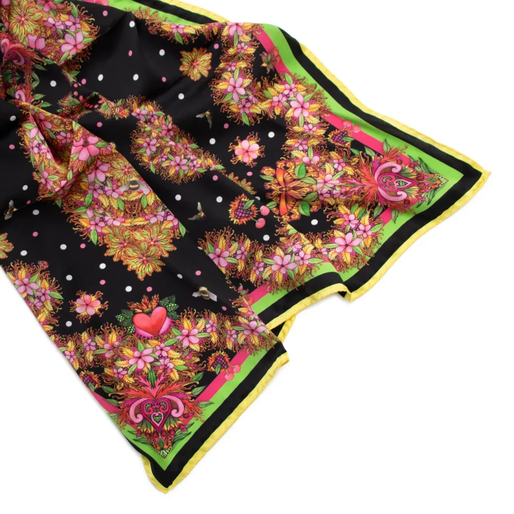 Foulard Cerises | Carré de Soie