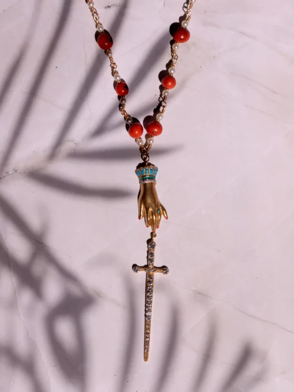 Collier pendentif Épée